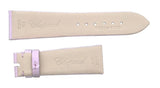 Chopard 22mm x 18mm Pink Satin Leather Watch Band Strap B2804-0012