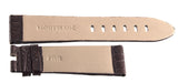 Montblanc Men's 22mm x 20mm Brown Alligator Leather Watch Band Strap FRB