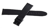 Montblanc Men's 17mm x 15mm Black Alligator Leather Watch Band Strap FVK
