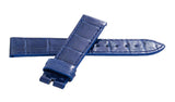 Chopard 18mm x 16mm Blue Shiny Alligator Watch Band 105/070 B0201-0440