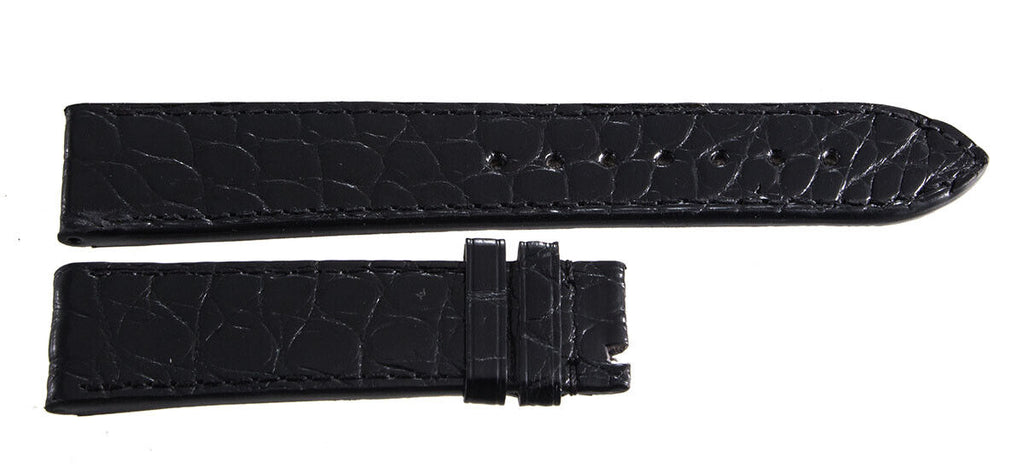 Genuine Chopard 20mm x 18mm Black Alligator Watch Band Strap 080