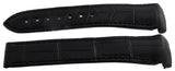 Omega Planet Ocean Black Leather Watch Bands 98000273 20mm x 17mm