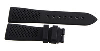 Zenith Chronomaster El Primero 21mm x 18mm Black Rubber Strap Strap Short