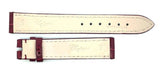 Chopard 15mm x 14mm Burgundy Alligator Leather Watch Band Strap B0207-0144