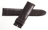 Montblanc Men's 22mm x 20mm Dark Brown Alligator Leather Watch Band Strap FRB