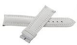 Jaeger LeCoultre 18mm x 16mm White Alligator Leather Watch Band