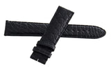 Montblanc Men's 20mm x 18mm Black Alligator Leather Watch Band Strap FYB