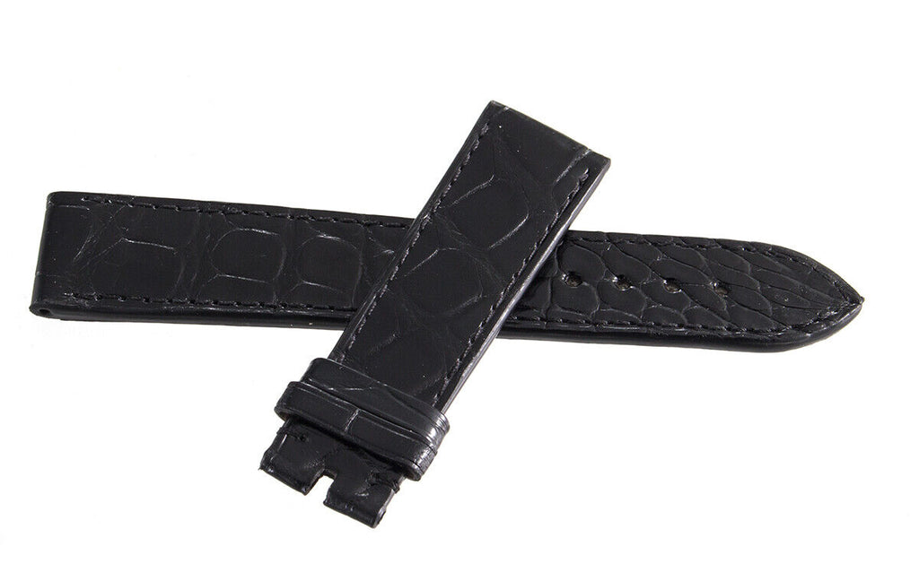 Chopard 20mm x 18mm Black Alligator Watch Band Strap B0200-0514