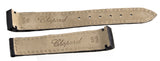 Genuine Chopard 19mm x 16mm Black Alligator Patent Leather Watch Band Strap 075