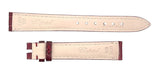 Chopard 14mm x 12mm Burgundy Alligator Leather Watch Band Strap 105/70