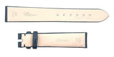 Chopard 16mm x 14mm Navy Blue Satin Watch Band Strap 105/70