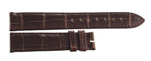 Genuine Chopard 18mm x 16mm Shiny Brown Alligator Watch Band 115 B0206-0354
