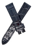 Chopard 18mm x 16mm Black Alligator Men's Watch Band 105/070