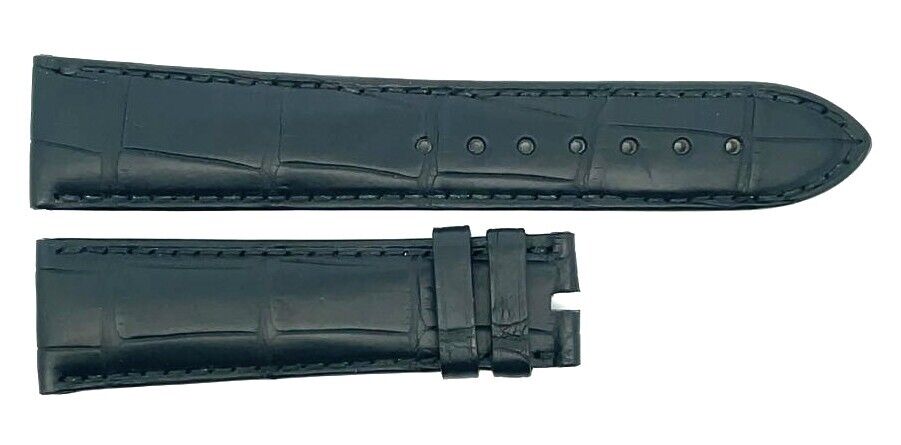 Chopard 21mm x 18mm Black Alligator Watch Band Strap