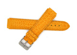 deBeer 17mm Apricot  Alligator Watch Band Fits Aqua Marine Watches