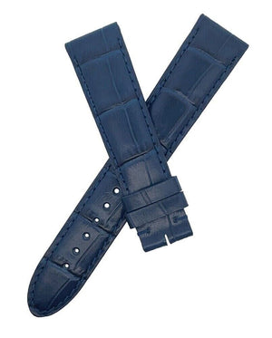 Montblanc Men's 19mm x 17mm  Blue Alligator Leather Watch Band FBK