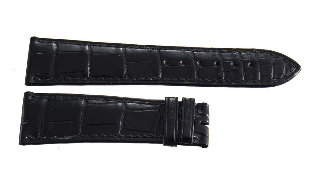Genuine Chopard 22mm x 18mm Black Alligator Watch Band Strap 070
