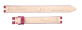 Chopard 10mm x 10mm Hot Red Alligator Women's Watch Band 105/70
