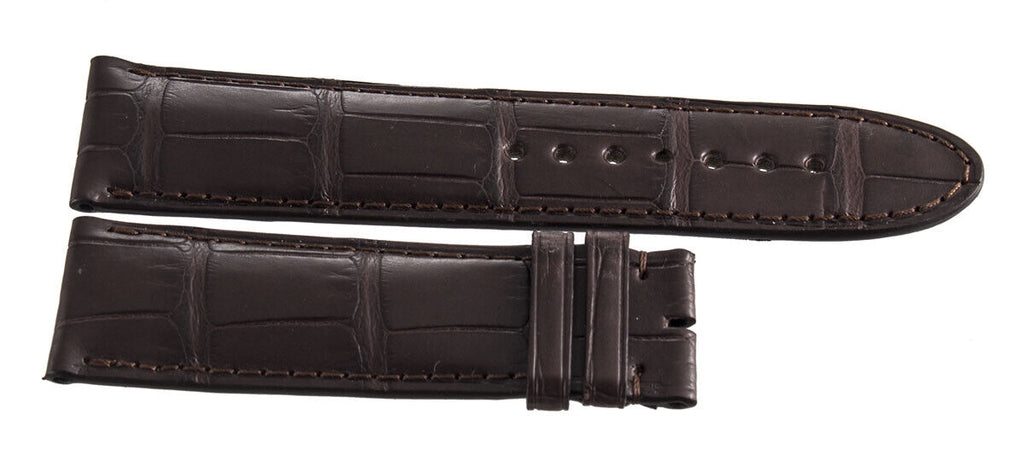 Montblanc Men's 22mm x 20mm Brown Alligator Leather Watch Band FRE