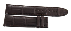 Montblanc Men's 22mm x 20mm Brown Alligator Leather Watch Band FRE