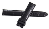 Montblanc Men's 18mm x 17mm Black Alligator Leather Watch Band FVB
