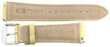 Chase-Durer Womens 18mm Pistachio Genuine Alligator Leather Watch Band Strap