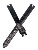Chopard 10mm x 10mm Black Alligator Women's Watch Band Strap R0200-0257