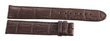 Montblanc Men's 19mm x 17mm Brown Alligator Leather Watch Band Strap FSB