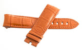 Genuine Arnold & Son 22mm x 20mm Orange Alligator Leather Watch Band
