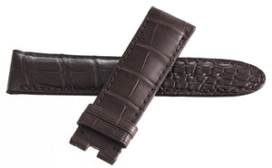 Montblanc Men's 22mm x 20mm Dark Brown Alligator Leather Watch Band FSE