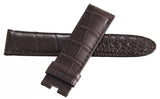 Montblanc Men's 22mm x 20mm Dark Brown Alligator Leather Watch Band FSE
