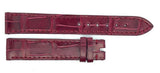 Chopard 15mm x 14mm Burgundy Alligator Leather Watch Band Strap B0207-0144