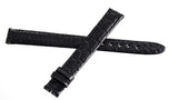 Montblanc Women's 12mm x 11mm Black Alligator Leather Watch Band Strap FXE