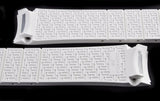 Authentic 22mm Tissot Veloci-T Men's White  Rubber Watch Band Strap T024417A