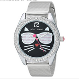 BETSEY JOHNSON Womens Cool Cat Watch BJ00685-05 MSRP $95
