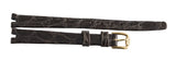 Women's Tissot 10mm Grey Leather Watch Band Strap