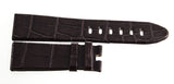 Montblanc 22mm x 20mm Brown Alligator Leather Watch Band Strap FQK