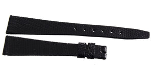 Girard Perregaux Women's 16mm x 10mm Black Lizard Leather Watch Band Strap