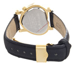 Swiss Master Women's Butterfly Dial Two-Tone Leather Band Watch