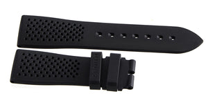 Zenith Chronomaster El Primero 21mm x 18mm Black Rubber Strap Strap Long