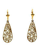 Gold tone Women's Tear Drop Earrings