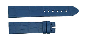 Chopard 18mm x 16mm Women's Blue Mat Alligator Watch Band  B0201-1277