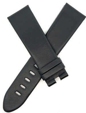Montblanc Men's 22mm x 20mm Black Genuine Leather Watch Band FXX