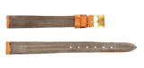 Revue Thommen 10mm Light Brown Leather Gold Buckle Watch Band Strap