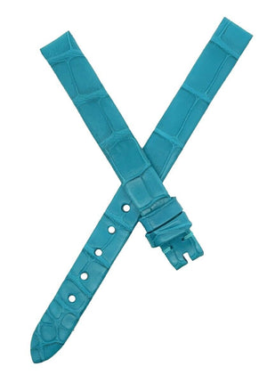 Corum Swiss 9mm x 9mm Turquoise Alligator Leather Women's Watch Band 81-70