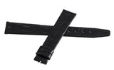 Girard Perregaux 15mm x 10mm Black Alligator Leather Watch Band Strap