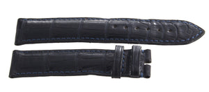 Chronoswiss 18mm x 18mm Dark Blue Alligator Leather Men's Watch Band