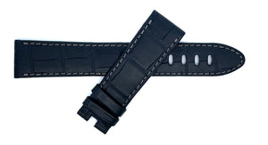 Montblanc Men's 22mm x 20mm Black Alligator Leather Watch Band Strap FSH