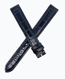 Cartier 13mmx12mm Dark Blue Alligator Leather Women's Watch Band Strap KD28AN85