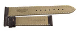 Genuine Longines 18mm x 16mm Lizard BrownLeather Watch Band